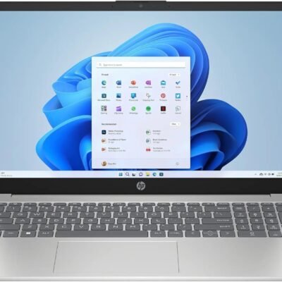 HP New 15.6 inch Laptop Computer, 2026 Edition, Intel High-Performance 4 cores N100 CPU, 128GB SSD, Windows 11 Pro with Office 365 for The Web