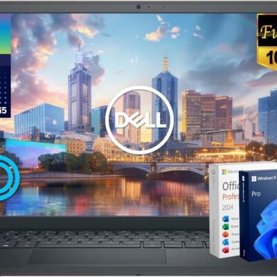 Dell Inspiron 15 Touchscreen Laptop for 2025-2026 Business Student Home, AI Computer, 15.6″ FHD, 10-Core Intel i5, 16GB RAM, 1TB Storage