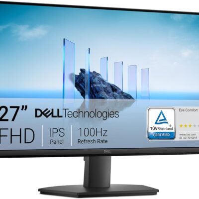 Dell 27 Monitor – SE2725HM – 27-inch Full HD (1920×1080) 16:9 100Hz Display, IPS Panel, 16.70 Million Colors, Anti-Glare, 1 HDMI / 1 VGA Port