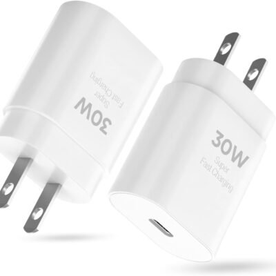 30W USB Type C Charger Block, Fast Charging USBC Power Adapter for iPhone 17 16 16e 15 Pro Max Air /14 13 12 11 / iPad/mini