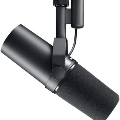 Shure SM7B Vocal Dynamic Microphone – XLR Studio Mic for Podcasting, Recording, Broadcasting, Streaming & Gaming – Smooth, Warm Sound, Rugged Build