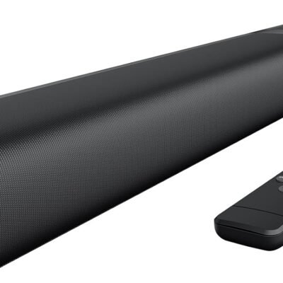 Assistrust Sound Bar for Smart TV, Soundbar with Bluetooth/ARC/Opt/AUX Connect, Auto Volume Boost, 3 Equalizer Modes, 2 in 1 Detachable Soundbar