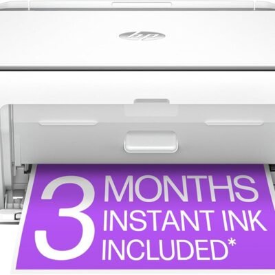 HP DeskJet 2855e Wireless All-in-One Color Inkjet Printer, Scanner, Copier, Best-for-home, 3 months of Instant Ink included