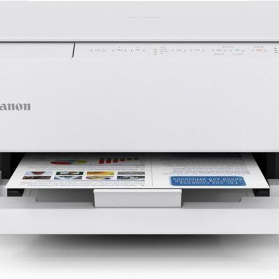 Canon PIXMA TS4320 Wireless Color Inkjet Printer for Duplex Printing, White – Cost Efficient Home Printer with Copier/Scanner, Compact Design, Easy Setup