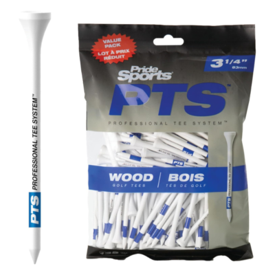 PrideSports PTS Wood Golf Tees | 135 Count