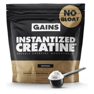 Gains in Bulk Instantized Creatine Monohydrate for Men & Women
